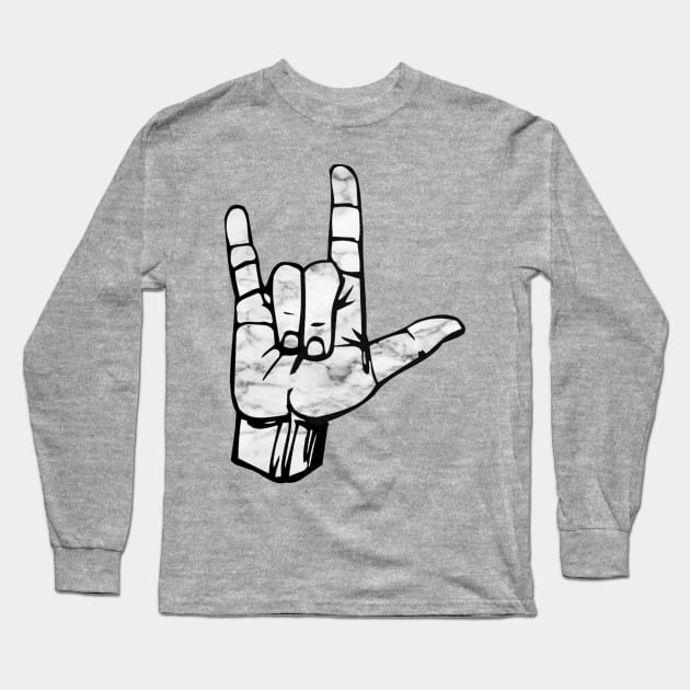 ily hand Long Sleeve T-Shirt by nickel_nicole